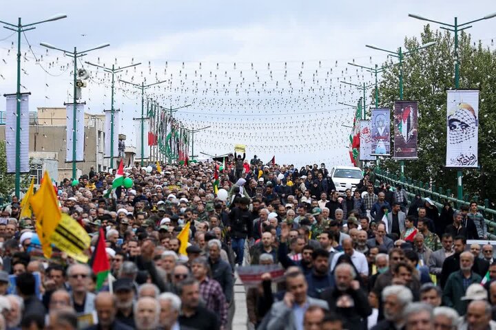مسیر راهپیمایی «روز جهانی قدس» در قزوین مشخص شد